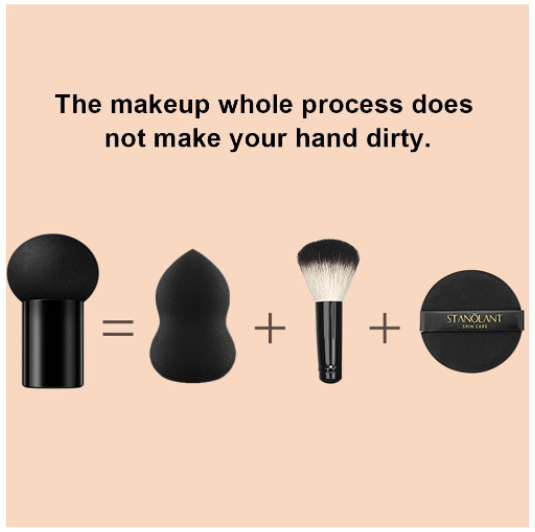 3 In 1 Sunisa Mushroom Foundation With Brush