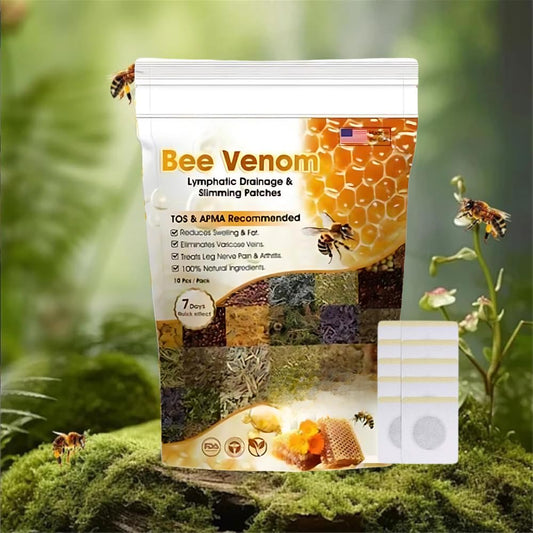 Bee Venom Lymphatic Daiamage & Sliming Patches (10 Patches)